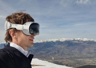 ¡Primera vez en España: Vision Pro de Apple en las pistas!